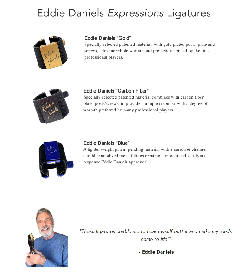 Eddie Daniels Signature Series Ligatures